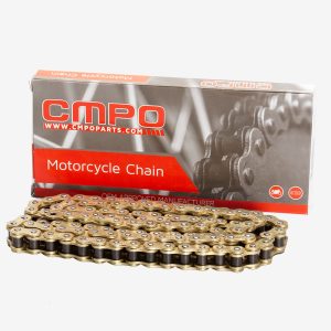 Lextek Motorcycle Drive Chain 428-114 Links Gold