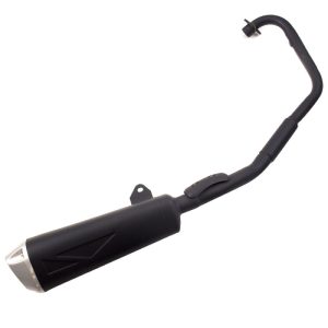 125cc Motorcycle Black Exhaust System EURO 4