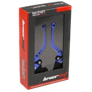 Lextek CNC Brake & Clutch Lever Set F-11 / V-4 Short Blue