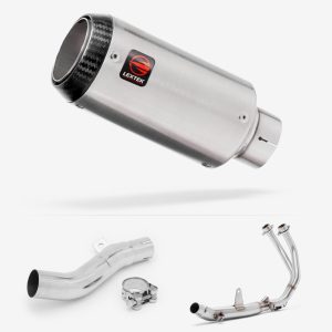 Lextek Stainless Steel CP1 Matt Carbon Tip Exhaust System 150mm