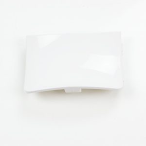 Lower Front White Handlebar Fairing Cover W002