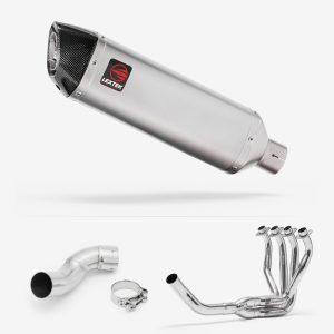 Lextek Stainless Steel VP1 Matt Exhaust System 300mm for Kawasaki Z900