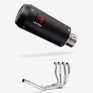 Lextek Carbon Fibre CP9C Exhaust System 180mm for Suzuki GSX 1300 R Hayabusa (99-07)