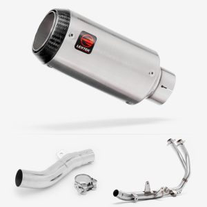 Lextek Stainless Steel CP1 Matt Carbon Tip Exhaust System 150mm