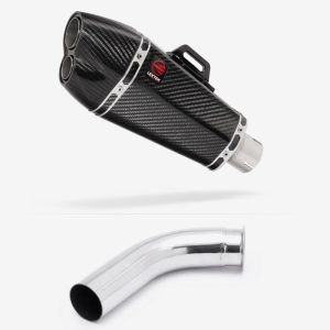 Lextek Carbon Fibre XP13C Exhaust 210mm with Link Pipe