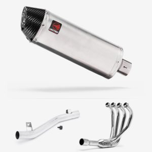 Lextek Stainless Steel RP2 Gloss Oval Exhaust System 300mm