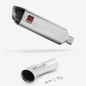 Lextek Stainless Steel VP1 Matt Exhaust 300mm with Link Pipe for KTM 790 Duke (18-21)
