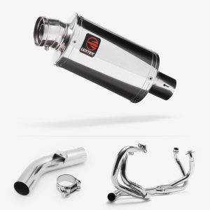 Lextek Stainless Steel OP4 Polished Exhaust System 200mm for Honda VFR800 X Crossrunner (11-14)