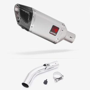 Lextek Stainless Steel SP5 Matt Exhaust 200mm with Link Pipe for Honda VFR800X Crossrunner (11-14)
