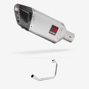 Lextek Stainless Steel SP5 Matt Exhaust System 200mm for Lexmoto ZSX125