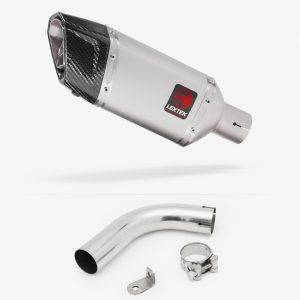 Lextek Stainless Steel SP5 Matt Exhaust 200mm with Link Pipe for Honda CB1000R (08-17)