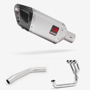 Lextek Stainless Steel SP5 Matt Exhaust System 200mm for Triumph Tiger 800 (10-21)