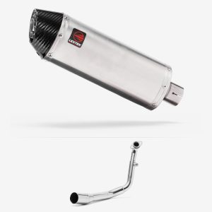 Lextek Stainless Steel RP2 Full Exhaust System for Lexmoto Titan Euro 5 (2021-)