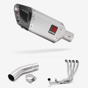 Lextek Stainless Steel SP5 Matt Exhaust System 200mm for Suzuki GSX-S750 (17-23)