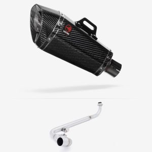 Lextek Carbon Fibre XP8C Full Exhaust System for Honda  MSX 125  2021-2024