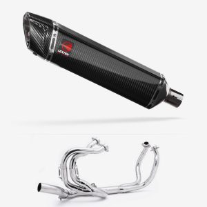 Lextek Carbon Fibre SP7C Full Exhaust System with Link pipe for Honda VFR800 2014-2021