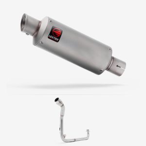 Lextek Stainless Steel GP1 Matt GP Stubby Exhaust System 240mm Single Underseat