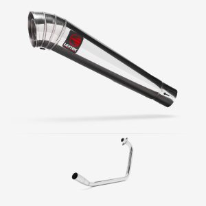 Lextek Stainless Steel MP4 Megaphone Exhaust System 300mm for Lexmoto ZSX125