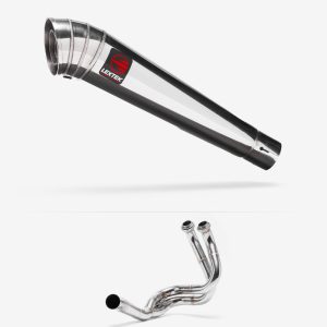 Lextek Stainless Steel MP4 Megaphone Exhaust System 300mm