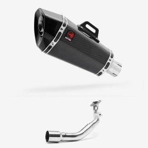 Lextek Carbon Fibre XP8C 210mm Exhaust System for Lexmoto Milano 125