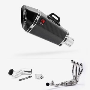 Lextek Carbon Fibre XP8C 210mm Exhaust System for Kawasaki Ninja 1000SX (20- )