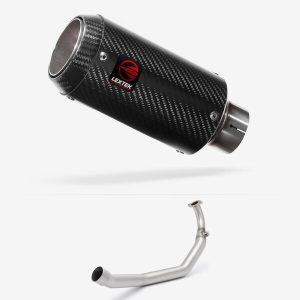 Lextek Carbon Fibre CP8C 150mm Exhaust System for Yamaha YZF R125