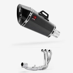 Lextek Carbon Fibre XP8C 210mm Exhaust System for Yamaha Tracer 9 GT 2021-2024