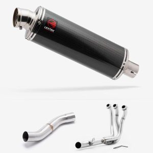 Lextek Carbon Fibre OP8C 350mm High Level Full system for Yamaha MT-09 2024-2026