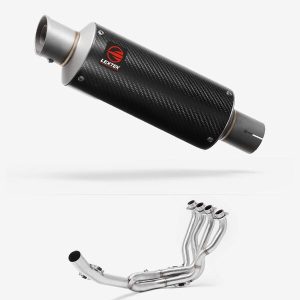 Lextek Carbon Fibre GP8C 240mm Exhaust System for Suzuki GSXR 1000 (17-24)