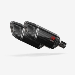 Lextek 2 x Carbon Fibre SP11C 200mm Exhaust Silencer