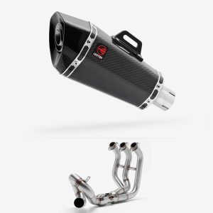 Lextek Carbon Fibre XP8C 210mm Low Level Exhaust System for Yamaha MT-09 (13-20)