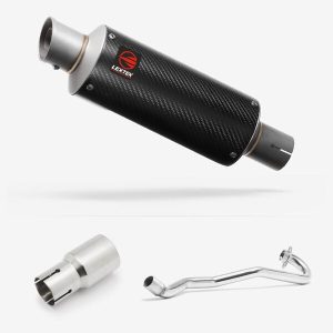 Lextek Carbon Fibre GP8C 240mm Exhaust System for Lexmoto Adrenaline (EFI) 125