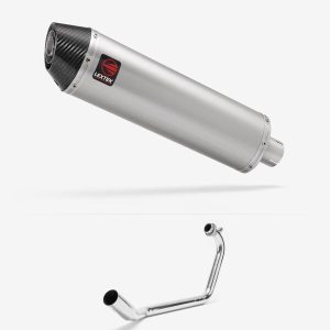 Lextek Brushed Stainless Steel RP1 400mm Exhaust System