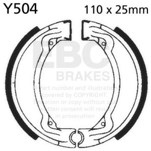 EBC Y504 Brake Shoe Set